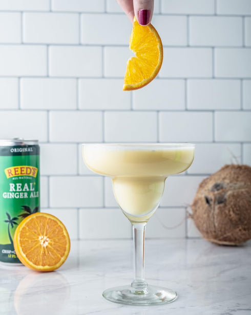 12oz 24 Pack Reed's Real Ginger Ale - Made with Pressed Organic Ginger - Crisp, Classic Taste - Slim Cans