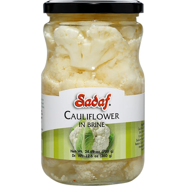 Sadaf Pickled Cauliflower in Brine - Cauliflower Florets for Cooking & Food
