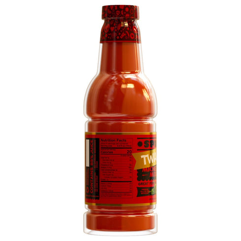16 (Pack 6) Twang Spicy Michelada Mix, Craft Cocktail Mixer, Made with Tomatoes, Lime Juice, Organic Worcestershire