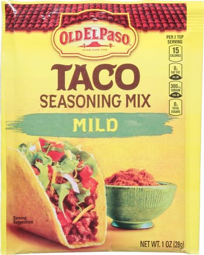 1 oz Old El Paso Mild Taco Seasoning Mix, Gluten Free