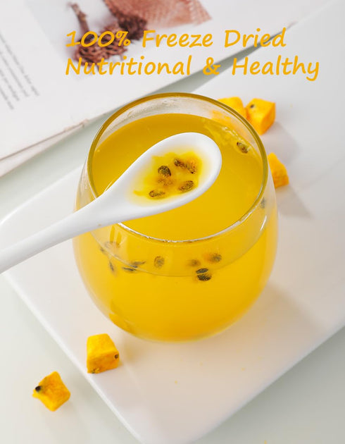 7 Oz/199g,Frozen Tea,100% Premium Freeze Dried Passion Fruit Passion Fruit Natural & No Additives.
