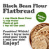 1 Food to Live Organic Black Bean Flour, Pound High Protein Low Carb Frijoles Negros Flour for Baking and Smoothies