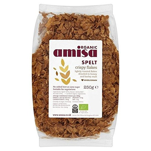 Biofair Amisa Organic Crispy Spelt Flakes 250g