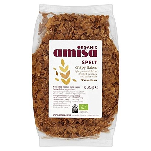 Biofair Amisa Organic Crispy Spelt Flakes 250g