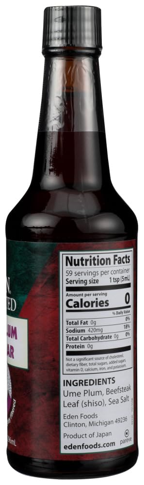10 oz 2 Eden Foods Selected Ume Plum Vinegar -- fl - pc