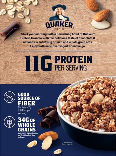 18 Oz (Pack 2) Quaker Chocolate Protein Granola