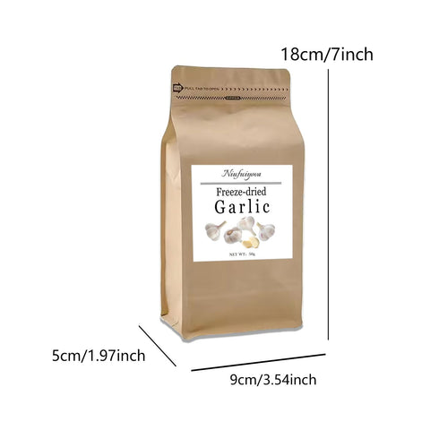 Niufuiyova (1 Freeze Dried Garlic, Substitute for Fresh Garlics & Minced Garlic, Non-GMO, Gluten-Free bag Freeze-dried