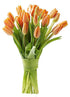 KaBloom - Bouquet of 20 Orange Tulips - Fresh Flowers for Birthday,
