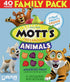 Pack, 40 32 oz (Pack 4) Mott's Animals Assorted Fruit Flavored Snacks, Valentine's Day, Gluten Free, Family Ct