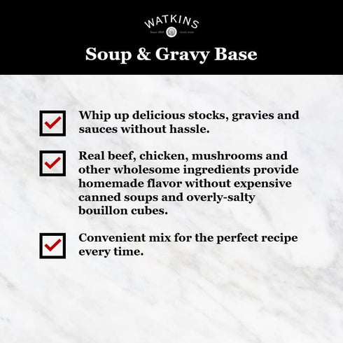 19 oz., 1 Count Watkins Soup and Gravy Base, Beef