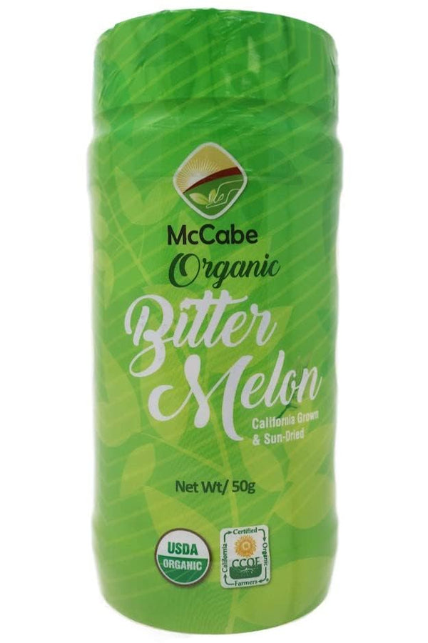 McCabe Organic Bitter Melon Tea, Rich with Fiber & Minerals, USDA and CCOF Certified, 50g, Product of USA