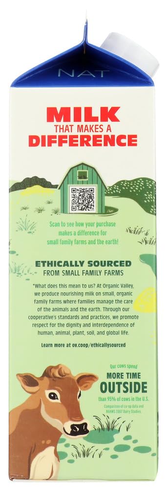 2% 32 oz. Organic Valley Reduced Fat Milk fl. Carton