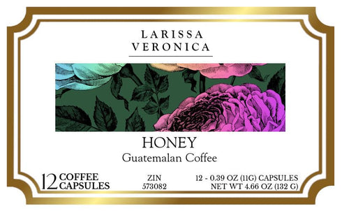 Larissa Veronica (12 573082) 3 Pack Honey Guatemalan Coffee (Single Serve K-Cup Pods) (Gourmet, Naturally Flavored