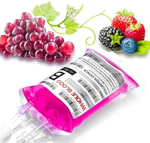 WYNK 20 Pack Halloween Decorations Blood Bag for Drink, 11.5 FL Oz Reusable Cups for Theme Parties