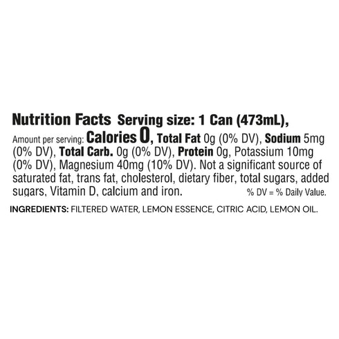 4Q 6 Pack 16 oz Sparkling Sicilian Lemon Water Mother Pucker | Sparkling Lemon Essence Electrolyte Infused Purified