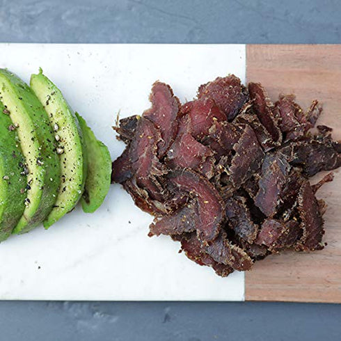 (2 Pack 1) 30 Ayoba Traditional Grass Fed Beef Biltong Slices Ounce, of - Keto Friendly Air-Dried Grass Fed Beef Paleo