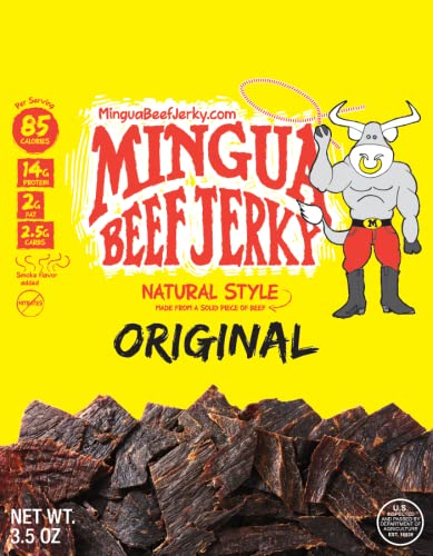 3.5 14.0 Mingua Beef Jerky - Two Milds + Two Cajuns, ounces, Ounce