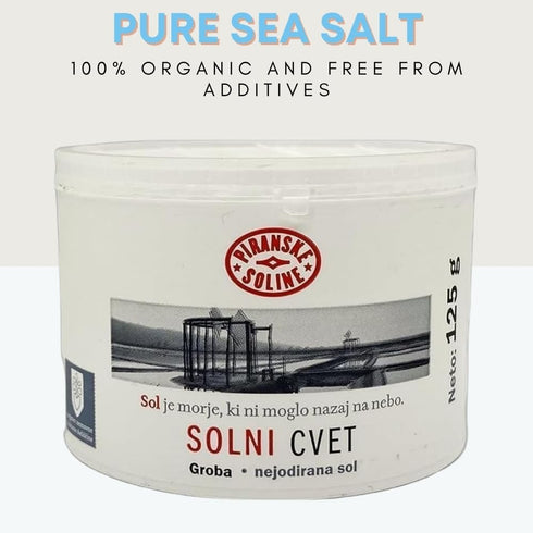 SORINA (35 oz) Unrefined Sea Salt - Good for Cooking and Table Salt
