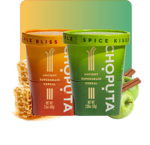 CHOPUTA Comfort Set - Try America's First Fonio Hot Cereal | Maple