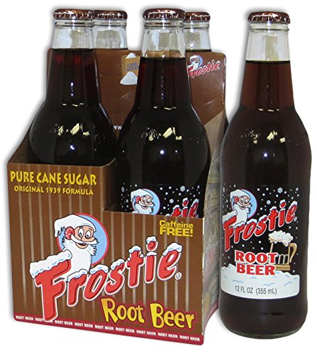 Frostie Soda 12 ounce Glass Bottles (Root Beer, 12)