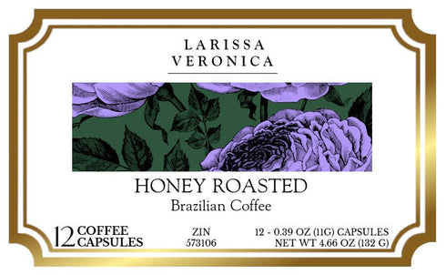 Larissa Veronica (12 573106) 3 Pack Honey Roasted Brazilian Coffee (Single Serve K-Cup Pods) (Gourmet, Naturally
