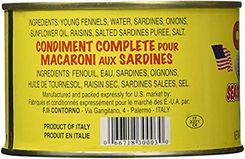 Cuoco Seasoning for Macoroni, Pasta con Sarde, 14.5 ounce (Pack of 2) Cuoco Condimento per Pasta con Sarde