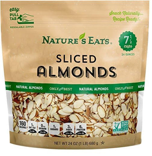Nature's Eats, Sliced Almonds, 24 Oz