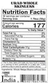 2lbs Shudh Urad Gota, Black Matpe Skinless ~ All Natural | Vegan | Gluten Friendly | Non-Gmo