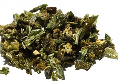 8 Oz Dehydrated Dried Green Bell Pepper by It's Delish Bulk Bag Sealed to Maintain Freshness Chopped & Dried Vegetable