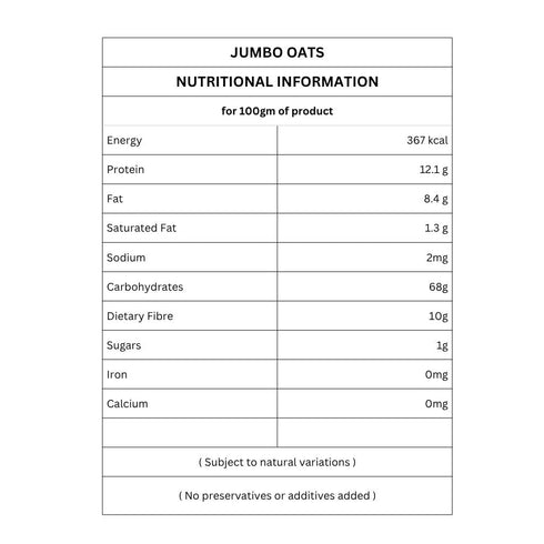 500g IKAI Organic Natural Jumbo Oats