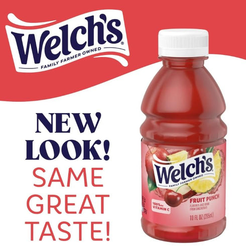 KD Chocolates 10 oz Walch's Fruit Punch Juice Drink, fl On-the-Go Bottle
