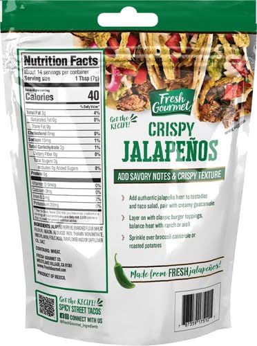 1 1 1 3.5 Oz 1 Pack) Fresh Gourmet, Lightly Salted Crispy Onions, Lightly Salted Tortilla Strips, Lightly Salted Crispy