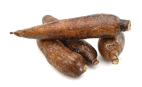 Generic Fresh Yuca Root Cassava Manioc Mandioca produce -Fresh Whole. 5 Pounds