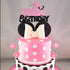 BEISHIDA Girls Cake Topper Mouse, Birthday Party Decorations, My 1st Birthday Pink and Black Mouse Party Supplies
