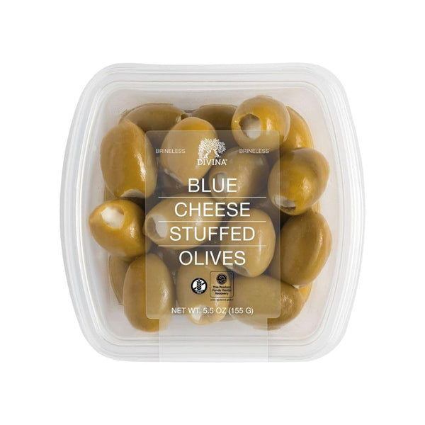 DIVINA Olive Deli Cup, Stuffed Blue Cheese, 4.6 Oz