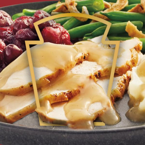 18 (Pack 2) Heinz HomeStyle Turkey Gravy, Classic Savory Flavor, Meal Enhancer No Artificial Preservatives Thick Creamy