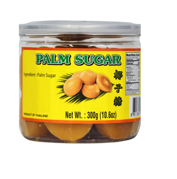 DragonDish Pure Palm Sugar Thai, Golden Sugar with Traditional Natural Sweetener (10.6 oz