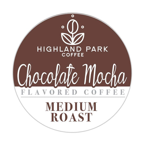 80 Count Highland Park Coffee Single Serve Coffee Pods, Chocolate Mocha, Chocolate Mocha
