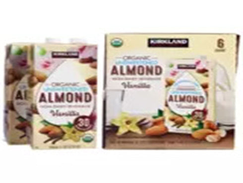 KIRKLAND 31.9 Oz (Pack 6) Signature Organic Almond Unswtd Beverage, Fl