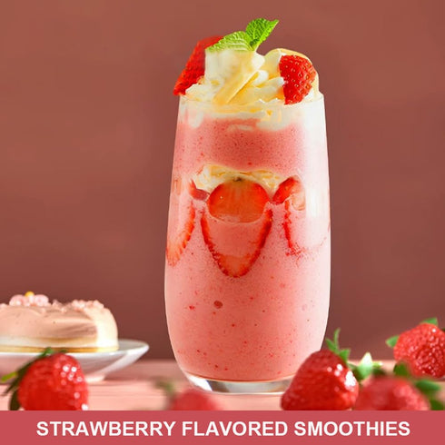 Fraunitsh 3.52oz/100g Freeze Dried Strawberry Powder, Natural Strawberry Powder Fruit Powder, Strawberries Powder