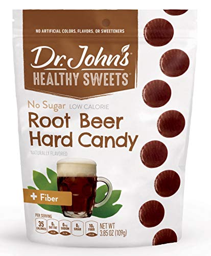Dr. John’s Sugar Free Candy, Healthy Hard Candy with Zero Sugar, Low Calorie, Keto Friendly, Vegan, Gluten Free, Root