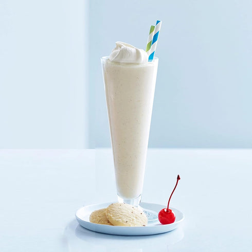 3.12 lb Ghirardelli Classic White Premium Frapp Mix, Can with Ghirardelli Stamped Barista Spoon