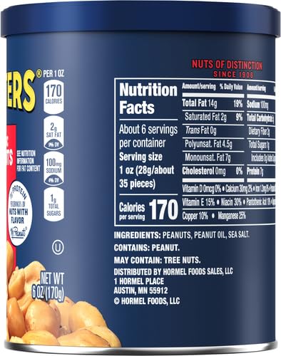 (6 oz Planters Classic Peanuts Canister)