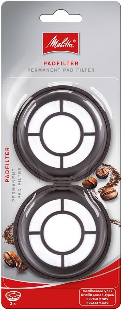 Melitta 180424 Padfilter, New Generation Permanent Coffee Pad Filter