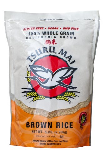 Tsuru Ma i, California Brown Rice, 80 oz by