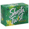 Generic Shasta Twist Lemon Lime Soda, Caffeine Free, 12 Cans