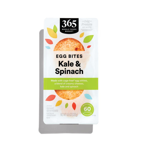 365 by Whole Foods Market Kale and Spinach Egg Bites with Egg White, 4.6 OZ