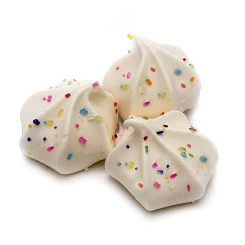 Krunchy Melts Original Meringue Cookies | Birthday Cake Flavor | Fat Free, Gluten Free, Dairy Free | 90 Calories (4 Oz)