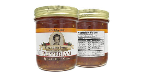 Grandma Jones' Originals PEPPER JAM Pack "Spice Up My Chicken" Pepper Jelly Three