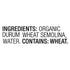100% 16 Oz (Pack 4) Compagnia Sanremo Pasta Sanremo Italian Organic Fusilloni Pasta - Durum Wheat Semolina Fusilloni